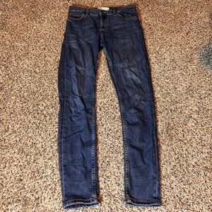 Zara Skinny Jeans Dark Wash Denim Casual‎ Everyday Style Size 4